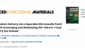 【成果速递】 | 谢立信团队研发ROS响应性分离式微针贴片靶向调控NA-Adra1a-Ucp2信号通路治疗干眼新策略
